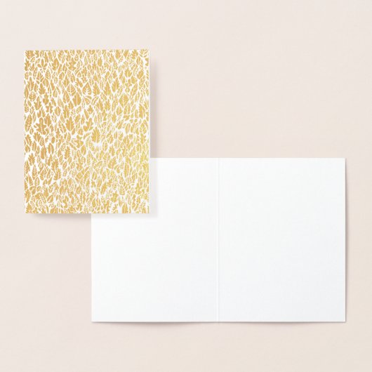 Golden Leaves Folie Kaarten (Display)