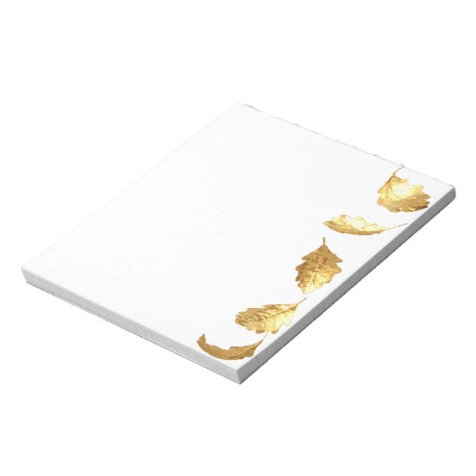 Golden Leaves Notitieblok (Linkerzijde)