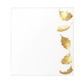 Golden Leaves Notitieblok (Voorkant)