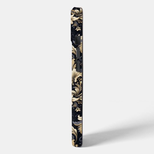 Golden Leaves Pattern Case-Mate iPhone Case (Achterkant / Links)