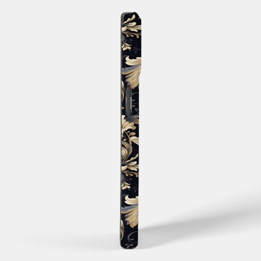 Golden Leaves Pattern Case-Mate iPhone Case (Achterkant / Rechts)