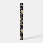 Golden Leaves Pattern iPhone 15 Case (Rechterkant)