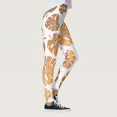 Golden Leaves Pattern Leggings (Rechts)
