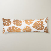 Golden Leaves Pattern Lichaamskussen (Achterkant)