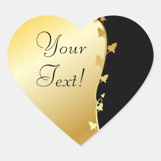 Golden Leaves Sticker (Voorkant)