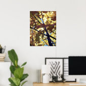 Golden Leaves uit de herfst Poster (Thuiskantoor)
