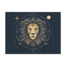 Golden Leo Zodiac Astrologie Ontwerp