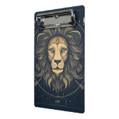 Golden Leo Zodiac Astrologie Ontwerp Mini Klembord (Angled2)