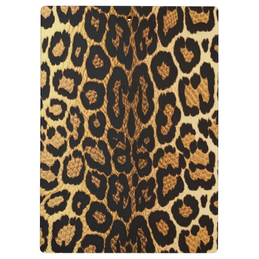 Golden Leopard Chic 🐆 Klembord (Achterkant)