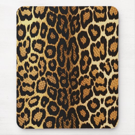 Golden Leopard Chic 🐆 Muismat (Voorkant)