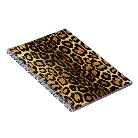 Golden Leopard Chic 🐆 Notitieboek (Rechterzijde)