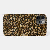 Golden Leopard Pattern Classy en elegant Case-Mate iPhone Case (Achterkant (horizontaal))