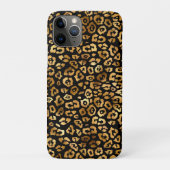 Golden Leopard Pattern Classy en elegant Case-Mate iPhone Case (Achterkant)
