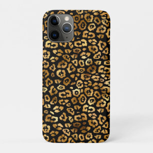 Golden Leopard Pattern Classy en elegant Case-Mate iPhone Case