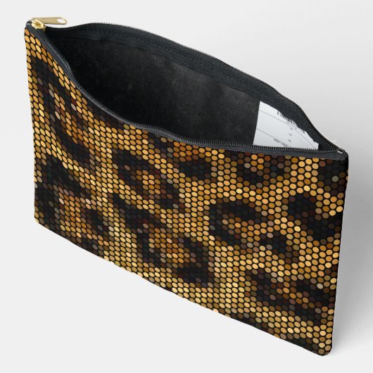 Golden Leopard Pattern Etui (Open)