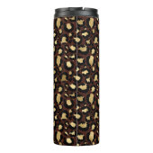 Golden Leopard Pattern Thermosbeker (Achterkant)