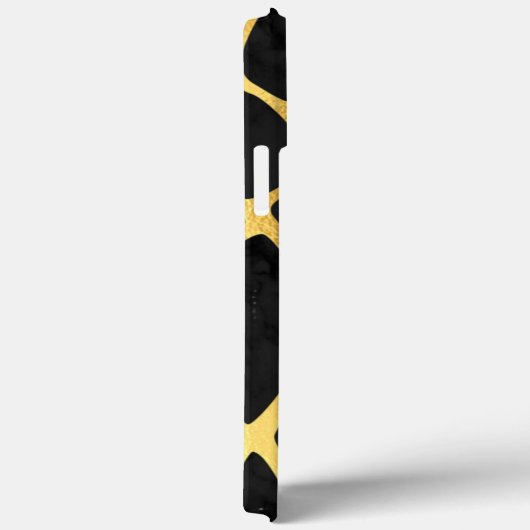 Golden Leopard Print Case-Mate iPhone Case (Achterkant / Rechts)