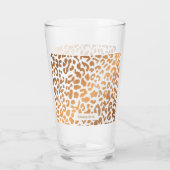 Golden Leopard Print Glas (Achterkant)