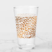 Golden Leopard Print Glas (Voorkant)
