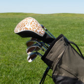 Golden Leopard Print Golfheadcover (Insitu)
