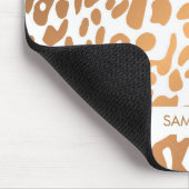 Golden Leopard Print Muismat (Hoek)