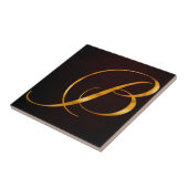 Golden letter B,  ontwerp Tegeltje (Zijkant)