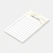 Golden Lichten die zijn gepersonaliseerd om Lijst  Post-it® Notes (Schuin)