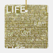 Golden Life Ornament (Achterkant)