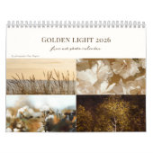 Golden Light calendar 2026 Kalender (Hoes)