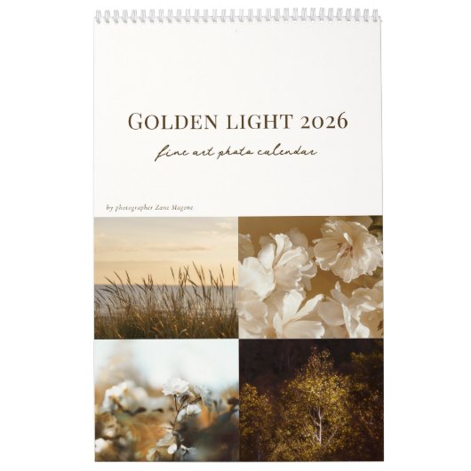 Golden Light calendar 2026 (medium) Kalender (Hoes)