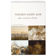 Golden Light calendar 2026 (medium)