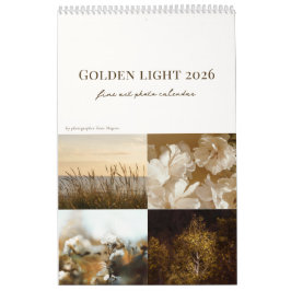 Golden Light calendar 2026 (medium) Kalender