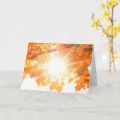 Golden Light Cancer Serious Illness Support Kaart (Gele Bloem)