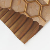 "Golden Light Design" Fleece Deken (Hoek)