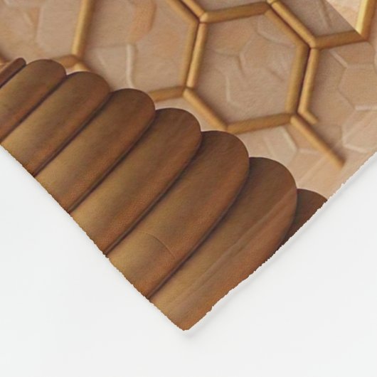 "Golden Light Design" Fleece Deken (Hoek)