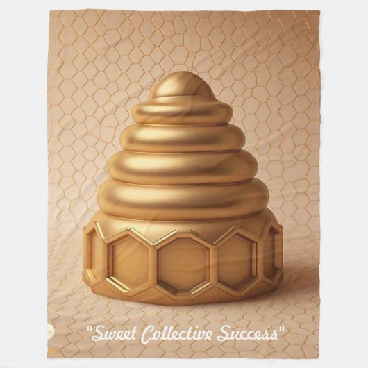 "Golden Light Designs" Fleece Deken (Voorkant)