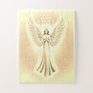 Golden Light Healing Angel 30 Stuk Legpuzzel