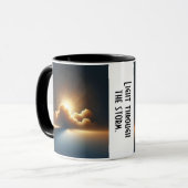 Golden Light of Hope Mok voor koffie (Voorkant links)