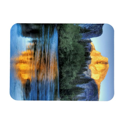 Golden Light op Half Dome Magneet (Horizontaal)