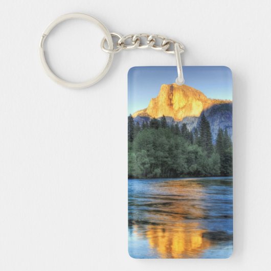 Golden Light op Half Dome Sleutelhanger (Voorkant)