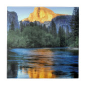 Golden Light op Half Dome Tegeltje (Voorkant)