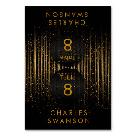 Golden Light Shower | Kaarten plaatsen met een DIY