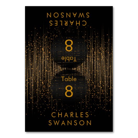 Golden Light Shower | Kaarten plaatsen met een DIY (Voorkant)