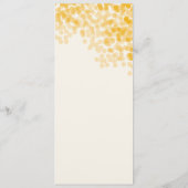 Golden Light Shower-menukaart Menu (Achterkant)