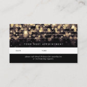 Golden Lights Appointkaarten Afsprakenkaartje (Voorkant)