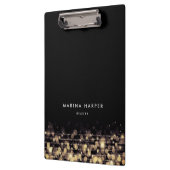 Golden Lights - Gepersonaliseerd Klembord (Links)