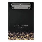 Golden Lights - Gepersonaliseerd Mini Klembord (Voorkant)