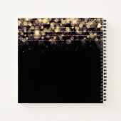 Golden Lights - Gepersonaliseerd Notitieboek (Achterkant)