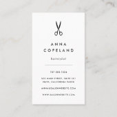 Golden Lights Haarstylist Visitekaartje (Achterkant)