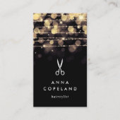 Golden Lights Haarstylist Visitekaartje (Voorkant)